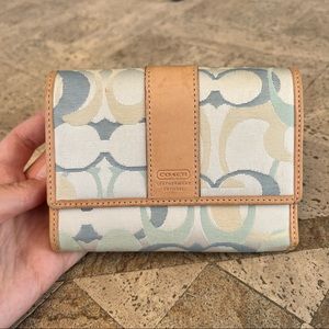 Blue Coach Wallet